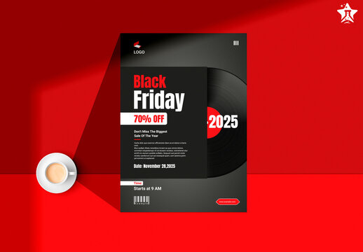 Black Friday Sale Flyer Layout