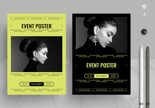 Bold Typography Poster Flyer