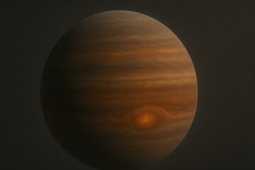 Massive Gas Giant Planet With Swirling Atmospheric Storms