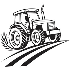 Farm Tractor Outline Icon
