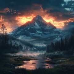 Perfect for a 4k wallpaper with high realism and heavy dramatic atmosphere