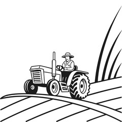 Tractor with Farmer 1