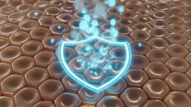 Skin Protection Shield Icon