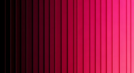 Gradient of pink and black vertical lines creates a modern abstract design