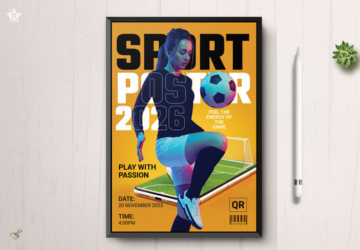 Sports Poster Design Template