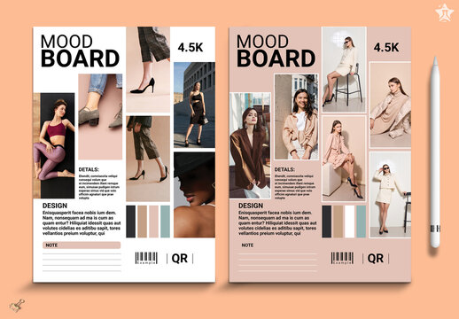 Brand Mood Board Layout