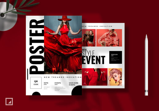 Poster Template Layout