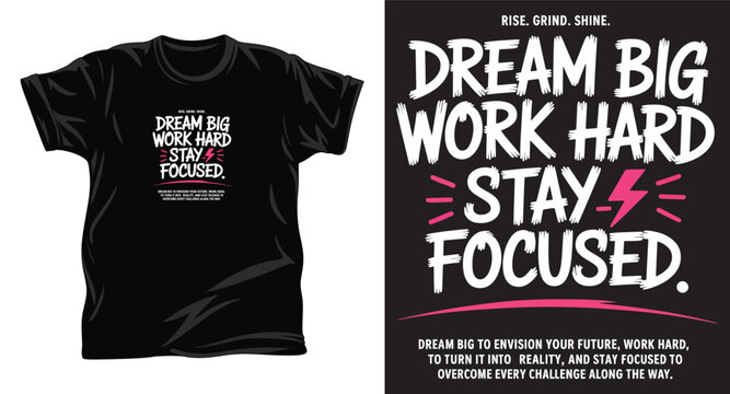 Motto graphic vector t shirt design print.