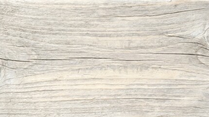 Fototapeta premium Light driftwood surface with sun faded grain and horizontal texture