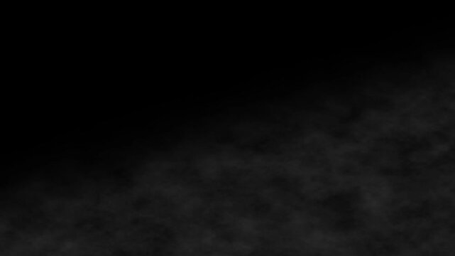 Dark, smoky atmosphere with diffused light creating an ethereal and mysterious mood.