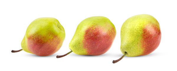 pear isolated on transparent png ( image from camera )