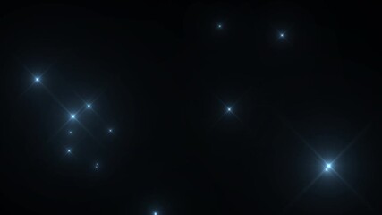 blue color optic flare lights effect turquoise background - Powered by Adobe