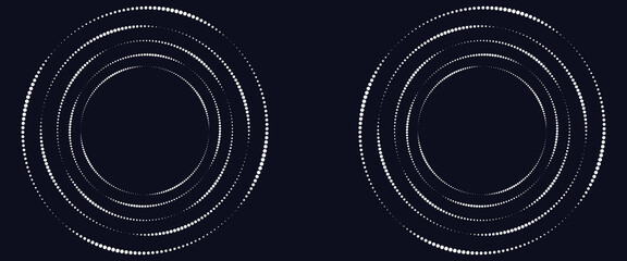 Abstract Circular Pattern Vector Background. Round Colorful Arcs Spiral Backdrop. Moving Circles. 3D Tunnel Depth Effect. Vector Illustration. Radial Speed Lines