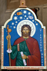 Basilica Santa Maria in Montesanto.  St James the Elder  was one of the Twelve Apostles of Jesus.