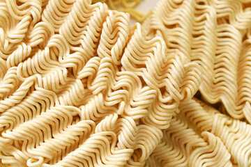 Instant noodles texture for background.