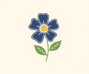 Naklejka premium Simple Flower Artwork. Wildflower Bouquet Sketch. Simple Hand Drawn Floral. Cottagecore Garden Illustration. Nature Meadow Flowers Design.