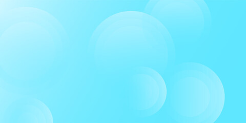  Minimalist banner background, pastel colorful, Light Blue gradations. Circle effect style geometric, abstract background. Vector Illustration