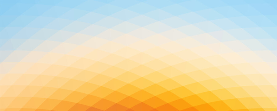 Geometric orange blue background with triangle square polygon mosaic pattern.Abstract background design.Vector illustration.