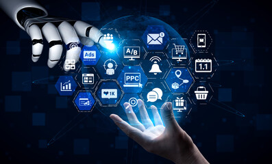 Artificial intelligence assisted marketing online enhances digital marketing campaigns, PPC ads, SEO optimization, and social media engagement for effective business growth. Entice