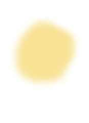 Yellow sponge isolated on white