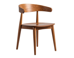 &ldquo;Modern Minimalist Wooden Dining Chair, isolated on a transparent background&rdquo; (2)
