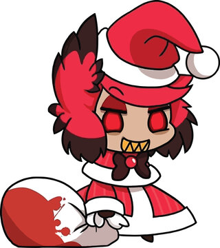 Helluva boss Christmas t shirt /sticker design 