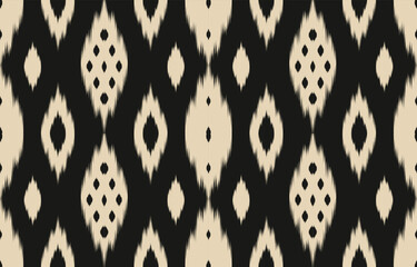 Ethnic abstract ikat art. Aztec ornament print. geometric ethnic pattern seamless  color oriental.  Design for background ,curtain, carpet, wallpaper, clothing, wrapping, Batik, vector illustration.