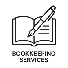 Fototapeta premium an open book with a quill pen resting on its pages representing writing and knowledge