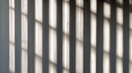 Fototapeta premium Intricate Play of Light and Shadow on a Textured Wall Creating a Captivating Visual Harmony of Patterns and Warm Tones in Indoor Setting