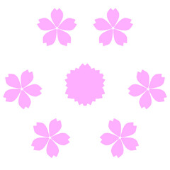 Fototapeta premium set of flowers