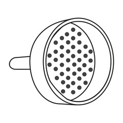 Buchner Funnel Laboratory Equipment line icon