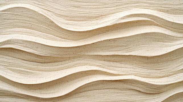 Natural pulp texture wood grain surface with flowing organic striations and warm beige tones perfect for minimal web design and sustainable branding materials