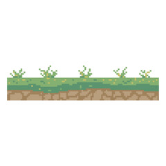 green land terrain pixel art