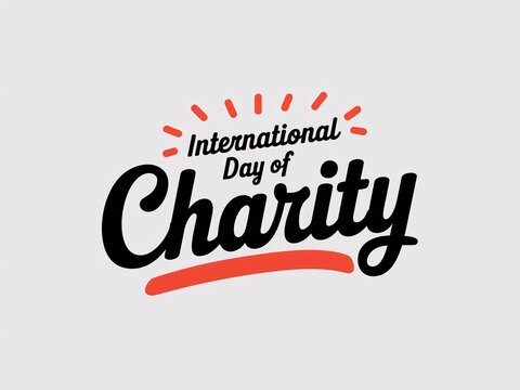 International day of charity celebration graphic