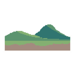 green land terrain pixel art