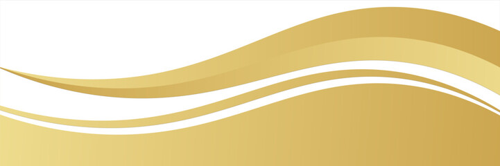 gold wave curve, golden wave corner shape for element, stripes ribbon golden graphic, striped gold
