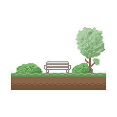 green land terrain pixel art