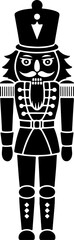 Nutcracker silhouette vector illustration