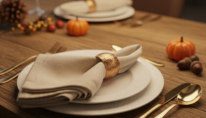 Luxury Mountain Lodge Thanksgiving Feast and Autumn Retreat