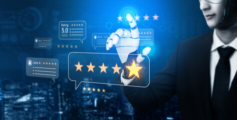 AI enhances customer review and rating system by analyzing review, rating, and customer feedback for deeper trust insights Vouch