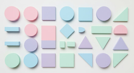 set of colorful stickers