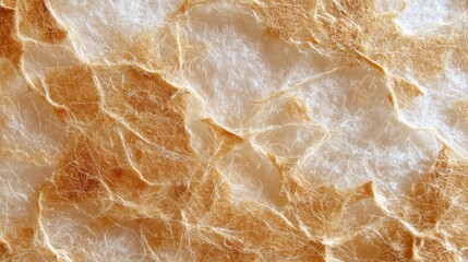 Fototapeta premium Textured background featuring warm tones of beige and soft wispy fibers creating an organic, natural paper-like appearance suitable for various design projects