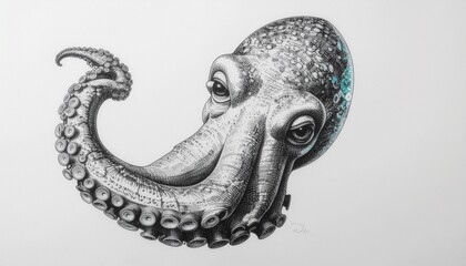 Obraz premium hand drawn elephant