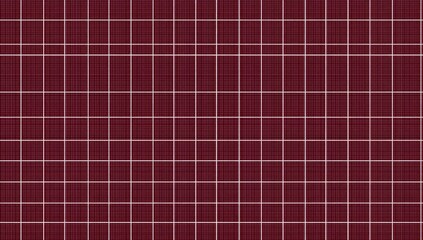Burgundy background with fine white grid pattern across the rectangular frame