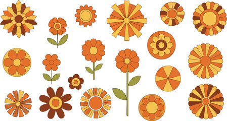 Retro Flower Power A Groovy Collection of Floral Designs