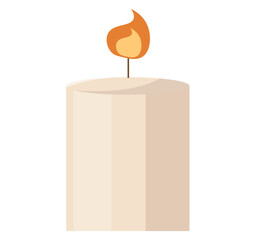 キャンドル。ろうそく。ベクターイラスト