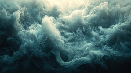 Captivating ocean waves in motion artful photography ethereal atmosphere abstract concept