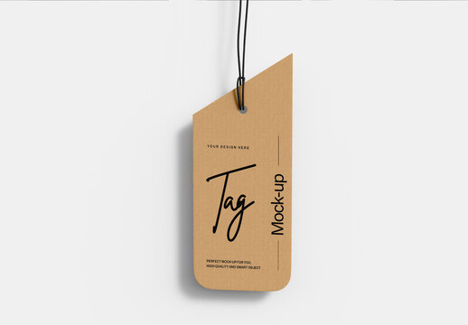 Product Label Tag Mockup