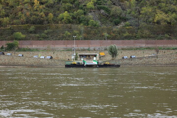 Anlegestelle der Fähre zwischen Filsen und Boppard