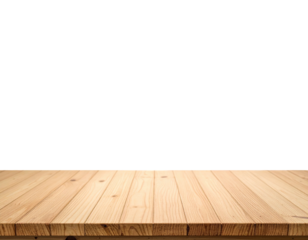 Wooden table foreground with a black void backdrop. Simple, minimalistic design. Focus on texture
